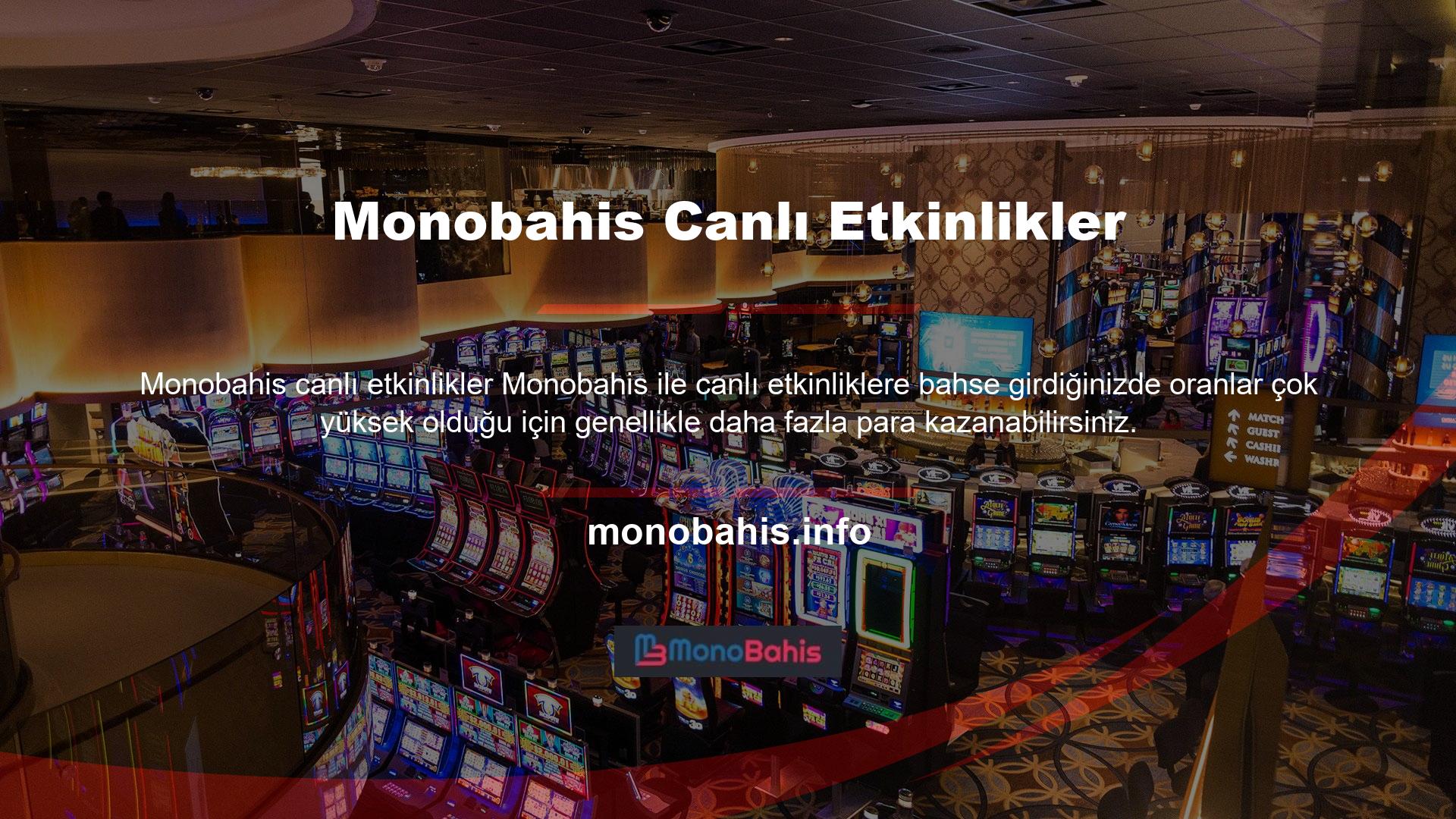 Bu sitenin bir üyesiyseniz canlı bahis oyunlarını birçok yönden oynayabilirsiniz